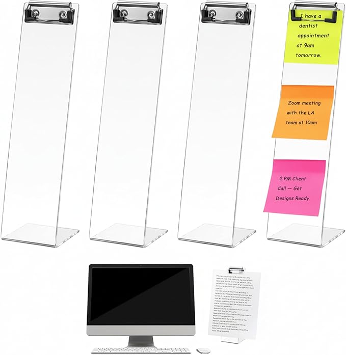 AceOrbit 4 Pcs Monitor Memo Boards by Unknown
