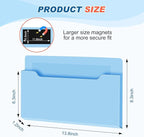 Feifeiya Magnetic Pocket File Holder Large File Folder Organizer Paper Mail - Image 2
