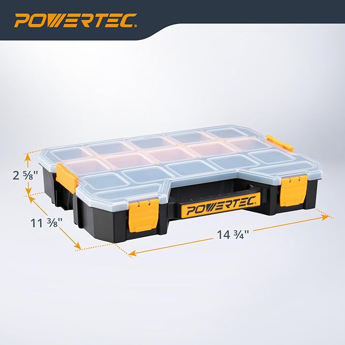 POWERTEC Stackable Tool Box Organizer - Image 2