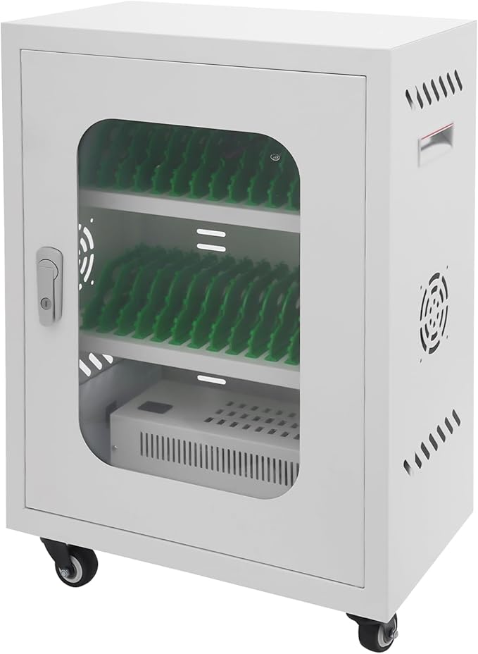 Rechargeable Mobile Phone Charging Cabinet, 30 Slots Cell Phones Charging by InSyoForeverEC