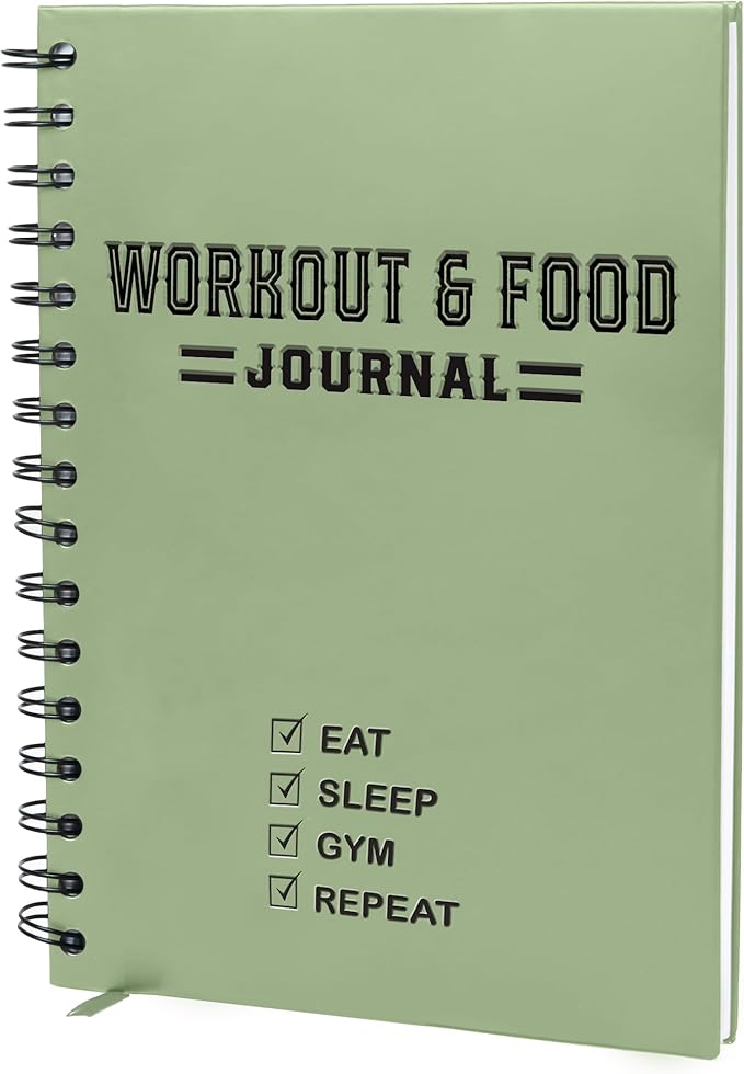 Nextnoid Hardcover Fitness & Food Journal by Nextnoid