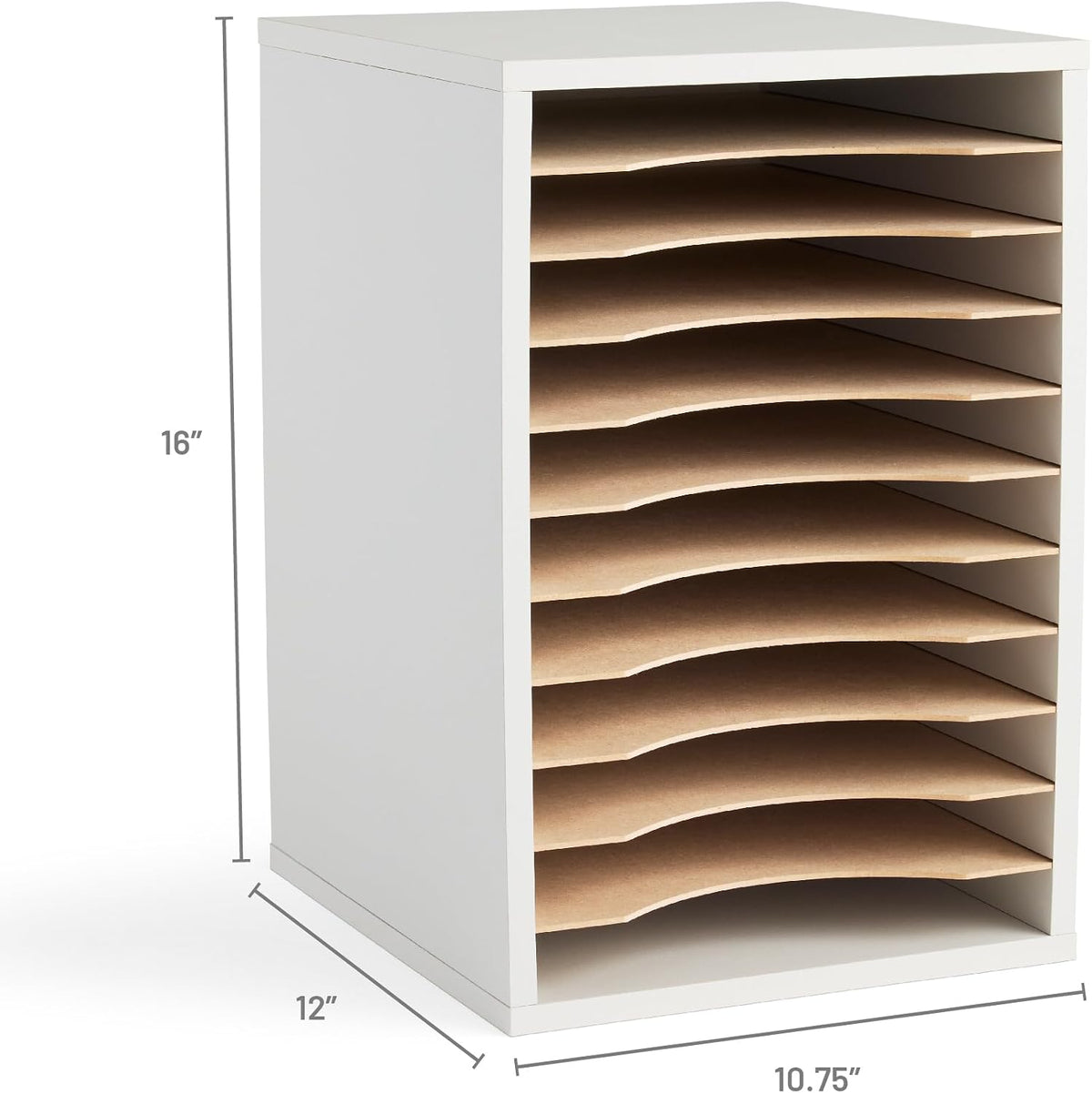 Safco Vertical Literature Organizer, 11 Compartments, Office and Classroom Ma...