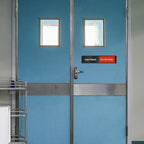 SmartSign Laser Room Available/Do Not Enter Please Knock Slider Sign, 2.25" x - Image 3