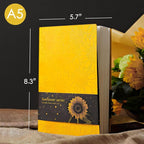 ipoul Sunflower Journal, Softcover Notebook, College Ruled Notebook, Lined - Image 2