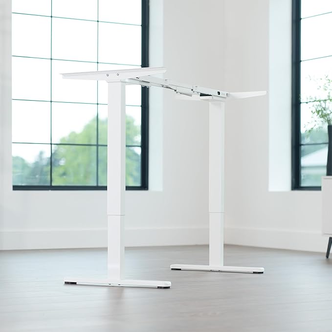 VIVO Dual Motor Electric Sit Stand Desk Frame, 220 lbs Capacity, Memory - Image 2