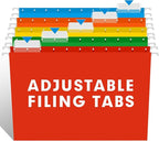 Hanging File Folders, RAZCC 30 Pack Reinforced Hanging Folders Letter Size - Image 3