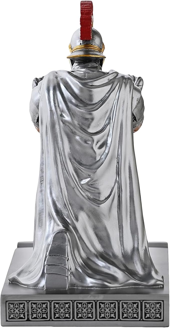 CYXStar Roman Praetorian Prefect Warrior Knight Pen Holder Desk Ornament Resin - Image 7
