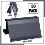 Kathfly 100 Pcs Wire Shelf Label Holders Compatible - Image 2
