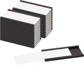 LLPT Magnetic Label Holder 2” x 1” 26 Packs C Channel 300g White Paper Cards by LLPT-AllAboutAdhesiveTapes