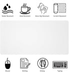 Leather Desk Pad, Large Mouse Pad, Non-Slip Desk Mat, Leather Desk Blotter - Image 5