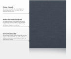 LUXPaper 8.5" x 11" Cardstock | Letter Size | Nautical Blue Linen | 100lb. - Image 8