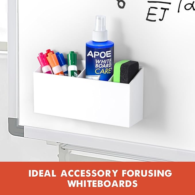 Banafich Magnetic Dry Erase Marker Holder, Acrylic Magnet Pen Holder - Image 5
