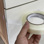 CHUANGSEED 3Pack Mono Filament Strapping Tape 6.2mil x 1Inch x 60yds Commodity - Image 2