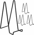 Decolore 4 Pack 8.5 Inch Black Picture Stands by Decolore