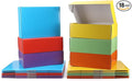 PHAREGE 12x9x4 inch Gift Shipping Boxes Bulk 18 Pack 6 Colors, Tab Lock Tuck by PHAREGE