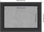 Amanti Art Black Framed Magnetic Board 21x29 Medium Vision Board - Image 2