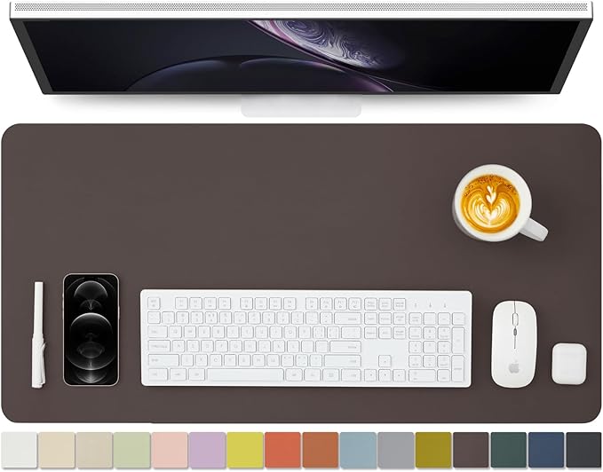 Leather Desk Mat by HOMIEAZICOZI
