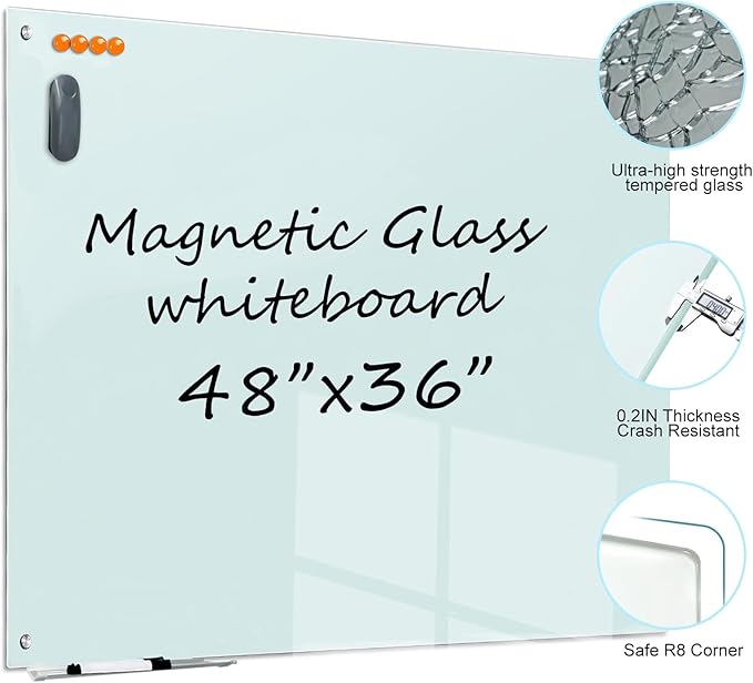 Glass Dry Erase White Board - Image 3