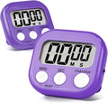 2 Pack Purple Digital Kitchen Timer Magnetic Digital Timer by Unknown