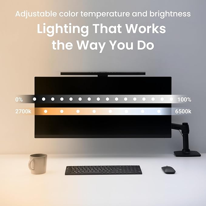 BenQ ScreenBar Pro LED Monitor Light Bar - Image 7