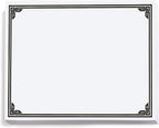 PaperDirect Black on White Classic Specialty Certificates, 8½ x11, Foil Accents