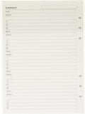 Filofax A5 Name/Address/Phone/Fax by Filofax