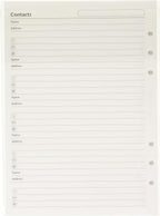 Filofax A5 Name/Address/Phone/Fax by Filofax