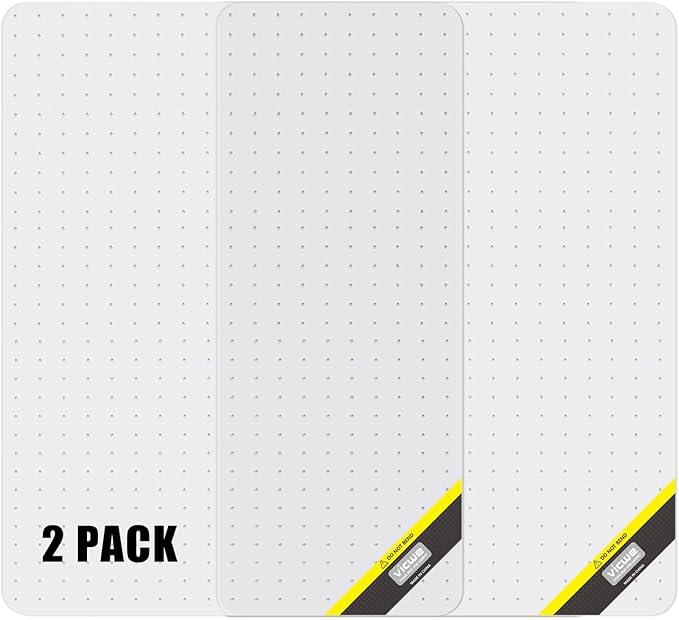 Vicwe Office Chair Mat for Carpet, 2 Pack, Easy Rolling Hard Mat for Office by Vicwe