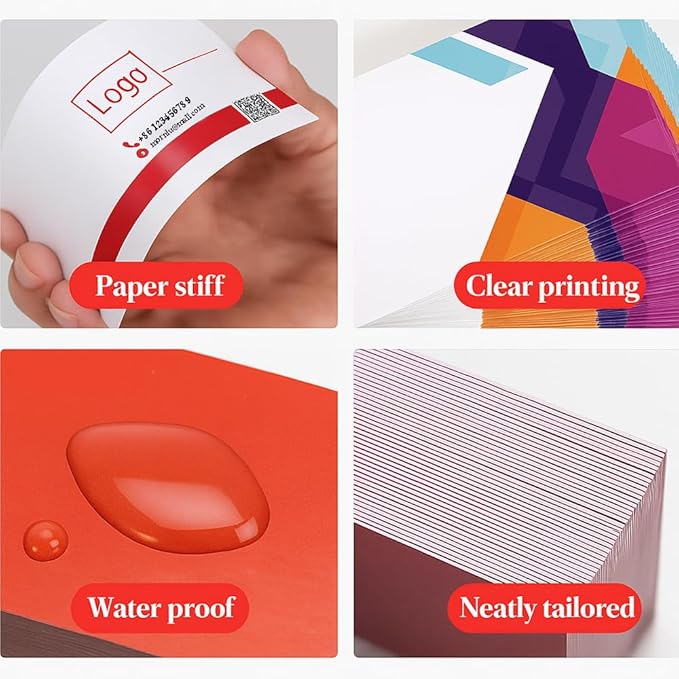 200Pcs Custom Business Cards Add Photo/LOGO/Text Personalized Business Cards - Image 3