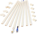 Cord Hider Wall for One Cord, 136in Wire Covers Wall, Easy Install Cable Cover by ZhiYo