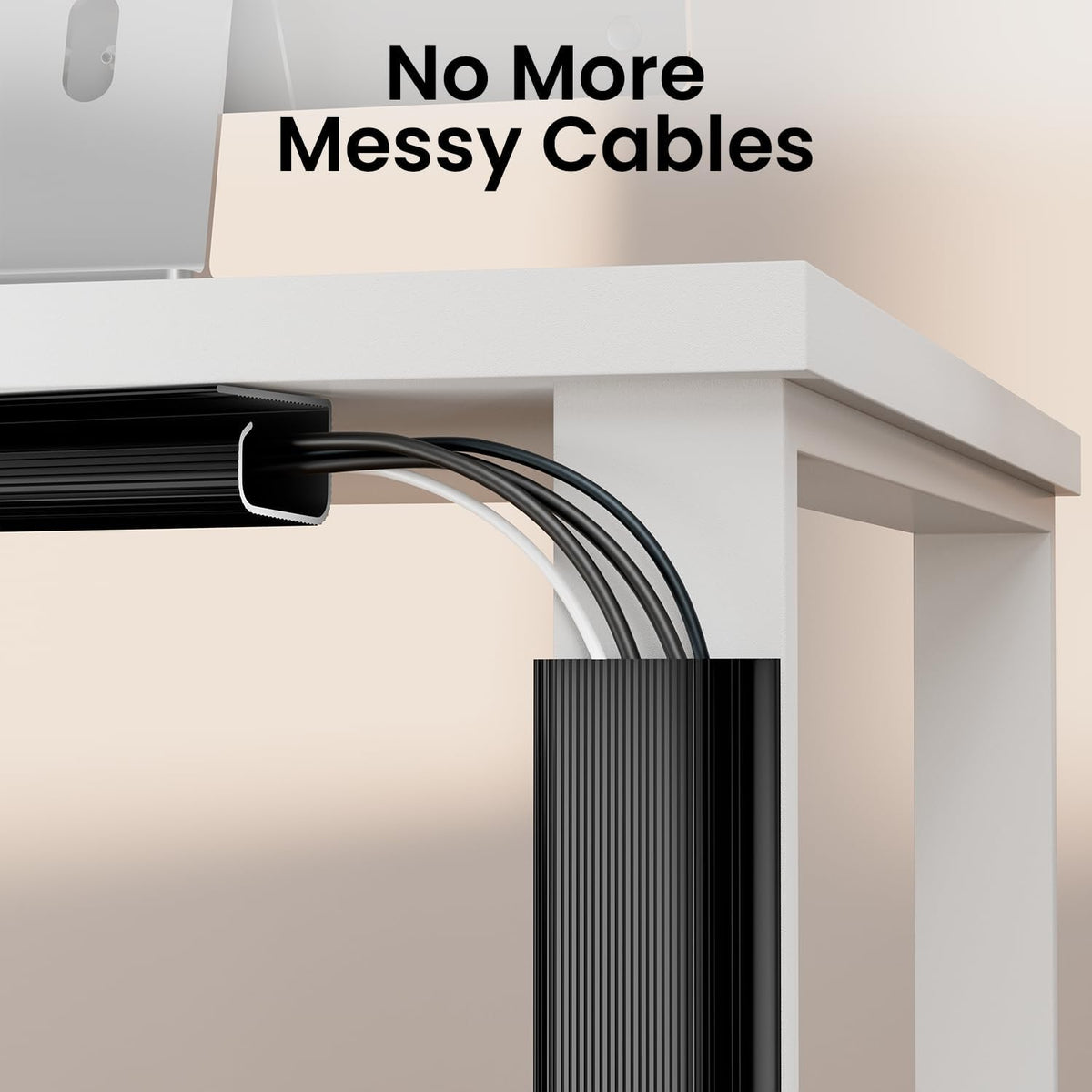 EVEO Cable Management Under Desk Kit (12 Units) - Under Desk Cable Management...