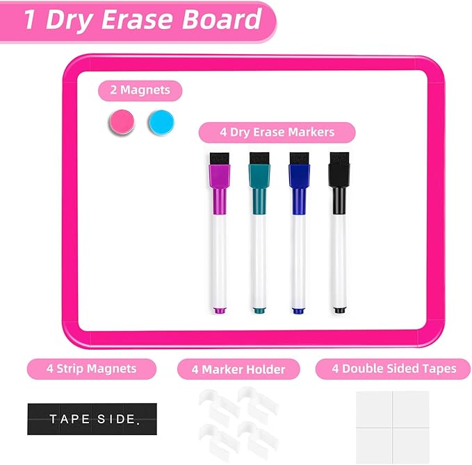 VUSIGN Small White Board Dry Erase, 8.5'' x 11'' Magnetic Dry Erase Board - Image 6