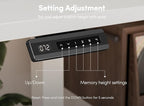 FEZIBO 55 x 24 Inch Height Adjustable Electric Standing Desk - Image 8