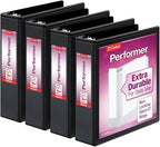 Cardinal Performer 3-Ring Binders, Non-Locking Slant-D Rings, 540-Sheet Capacity by TOPSProducts