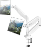 dual monitor arm desk mount fits max 32, main product view