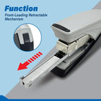 INOZTO Easy-Flat Stapler: Effortlessly Staple 20-25 Sheets - Image 5