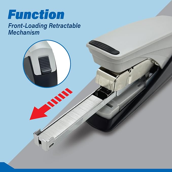 INOZTO Easy-Flat Stapler: Effortlessly Staple 20-25 Sheets - Image 5