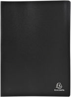 Exacompta Soft PP Display Book, A4, 40 Pockets - Black