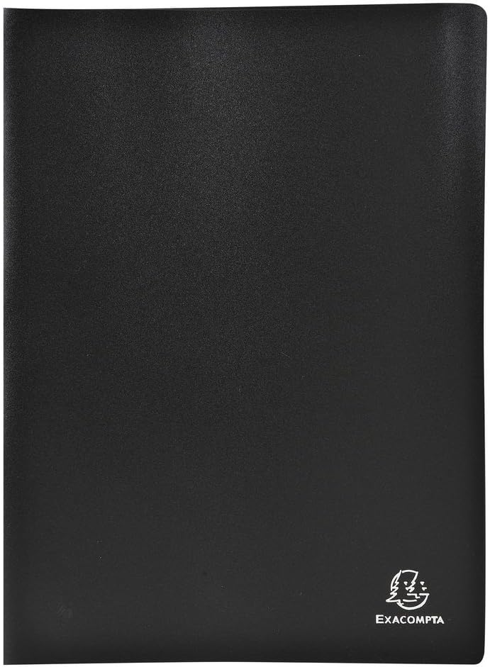 Exacompta Soft PP Display Book, A4, 40 Pockets - Black