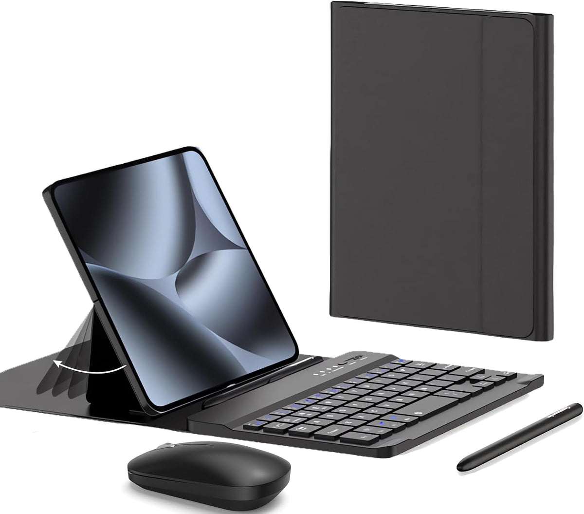 4-in-1 Wireless Keyboard Case for Google Pixel 10 9 11 Pro Fold
