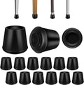 VOCOMO 1" Round Rubber Chair Leg Tips Caps, Chair Leg Floor Protectors by VOCOMO