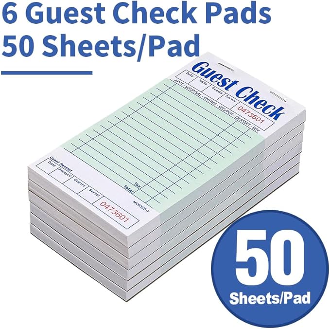 Guest Checks Server Note Pads 300 Sheets - Image 3