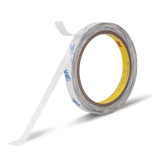 Double Sided Tape 9448A 1/2" x 33Ft Pack of 1 Made of 3M Super Sticky Adhesive by AdhesiveTapeAppliedtoLife