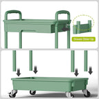 Sorgion 3 Tier Rolling Cart Organizer, Laundry Room Bathroom Organizers and - Image 5