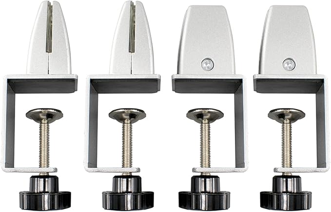 Sneeze Guard Support Clamp Partition Aluminum Adjustable Partition Clamp by noonebutyou