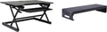 Rocelco 40" Large Height Adjustable Standing Desk Converter