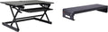 Rocelco 40" Large Height Adjustable Standing Desk Converter by Rocelco