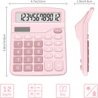 Calculators, Splaks 2 Pack Standard Functional Desktop Calculators Sola and AA - Image 4