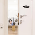 Laundry Room Door Sign for Business and Home，Self-adhesive Waterproof Cute - Image 6