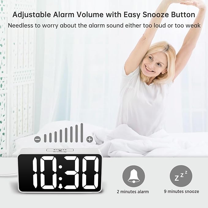 DreamSky Small Digital Alarm Clock - Image 6